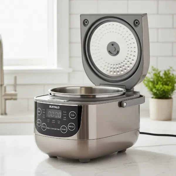 Review: The Buffalo Smart Stainless Steel Rice Cooker – A Healthy Kitchen Essential