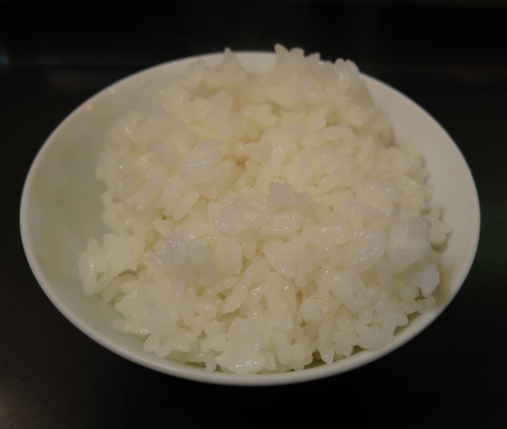 Large serving of cooked rice